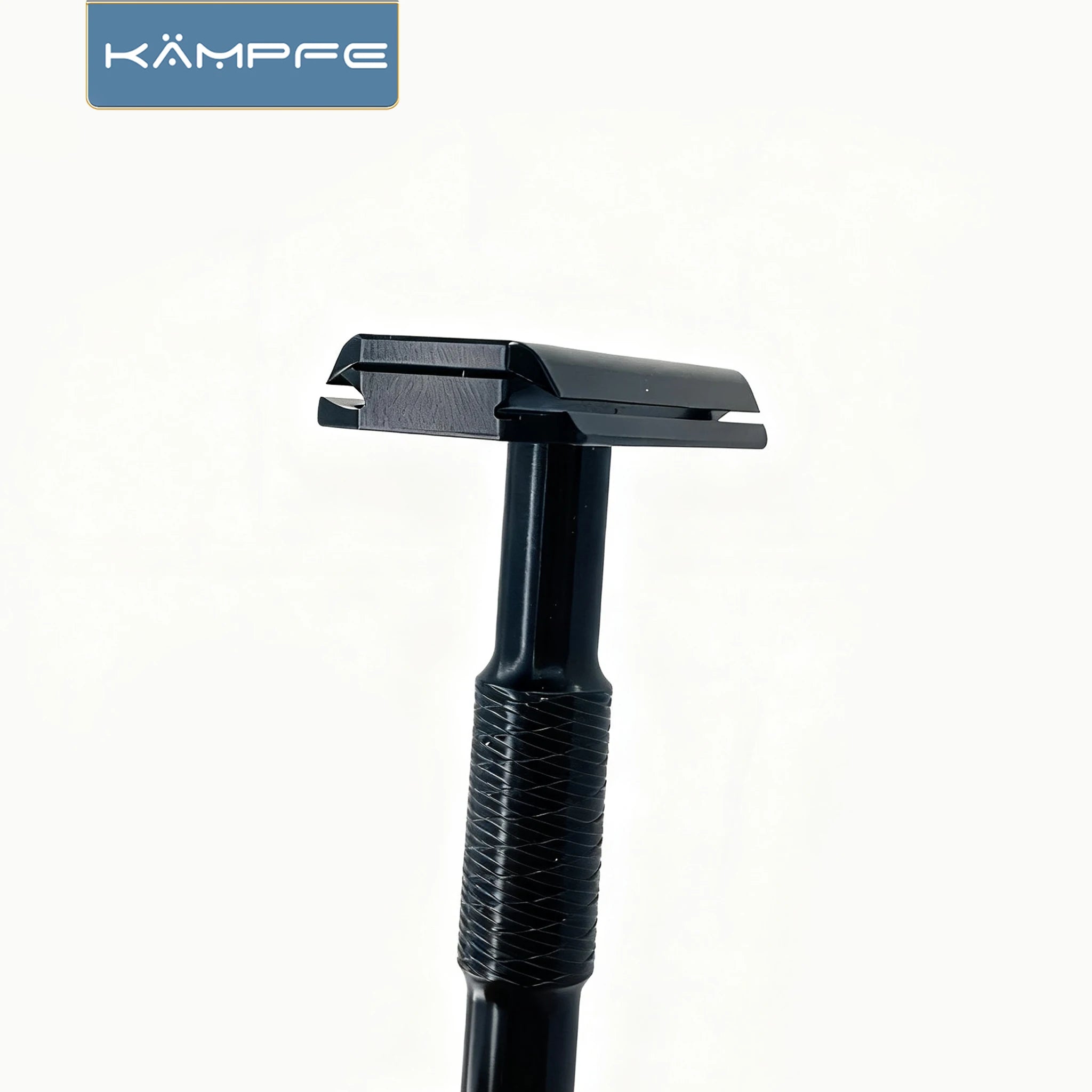 Kampfe Men's Vintage Double-Edged Razor Non-Slip Aluminium Wet & Dry Grooming Shaver for Smooth Shave  5 spare razor blades